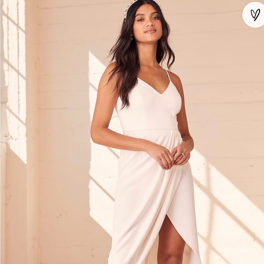 Lulus white dress | M